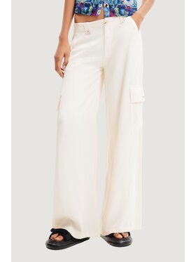 Desigual Desigual Pantaloni da donna PANT THELMA Bianco Skin Fit