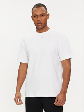 Calvin Klein Calvin Klein Tricou Nano Logo K10K112487 Alb Regular Fit