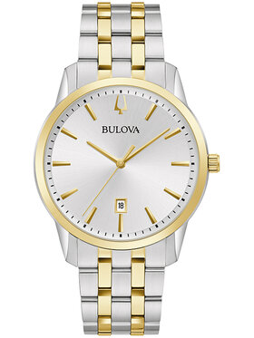 Bulova bulova Zegarek BULOVA SUTTON 98B385 Srebrny