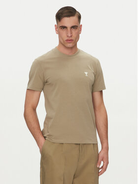 AMI PARIS AMI PARIS Футболка HTS060.724 Хакі Regular Fit