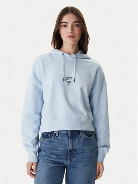 Guess Jeans Guess Jeans Bluza W6RQ00 K68I4 Błękitny Relaxed Fit