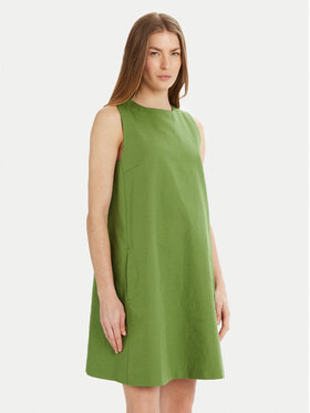 Weekend Max Mara Weekend Max Mara Повсякденна сукня Racer 2515221102 Зелений Regular Fit