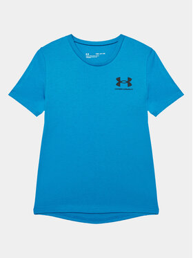 Under Armour Under Armour Marškinėliai Ua Sportstyle Left Chest Ss 1363280 Mėlyna Loose Fit