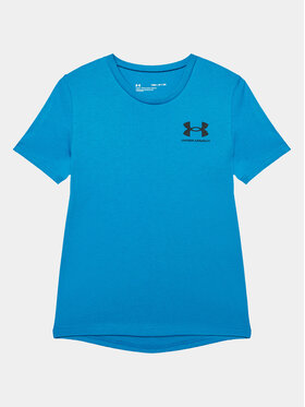 Under Armour Under Armour T-Shirt Ua Sportstyle Left Chest Ss 1363280 Niebieski Loose Fit