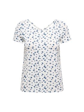 ONLY ONLY Bluse Bera 15368588 Weiß Regular Fit