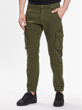 Alpha Industries Alpha Industries Spodnie materiałowe Army 196210 Zielony Regular Fit