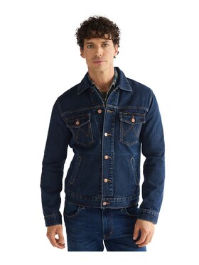 Wrangler Wrangler Kurtka jeansowa 112387652 Granatowy Regular Fit