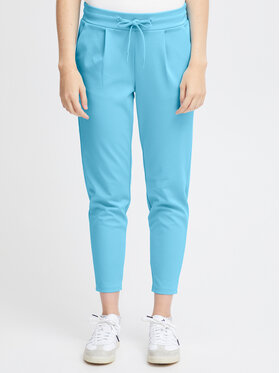 ICHI ICHI Spodnie materiałowe 20104757 Niebieski Slim Fit