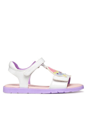 Geox Geox Σανδάλια J Sandal Joyfoot Gir J65P1C 000HH C0761 M Λευκό