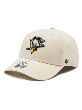47 Brand 47 Brand Czapka z daszkiem NHL Pittsburgh Penguins '47 MVP SNAPBACK H-MVPSP15WBP-NT Beżowy