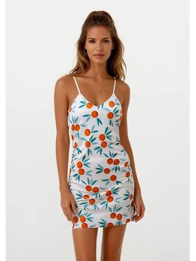 DKaren Lingerie DKaren Lingerie Halka HK019 Pomarańczowy Classic Fit