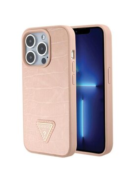 Guess Guess Etui na telefon iPhone 15 Pro Max Różowy