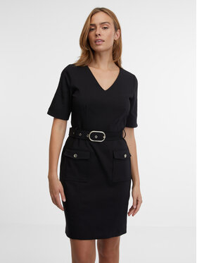 Orsay Orsay Sukienka codzienna 1000154X6666__44 Czarny Slim Fit