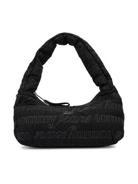 Tommy Jeans Tommy Jeans Handtasche Tjw Icon Aop Shoulder Bag AW0AW18467 Schwarz