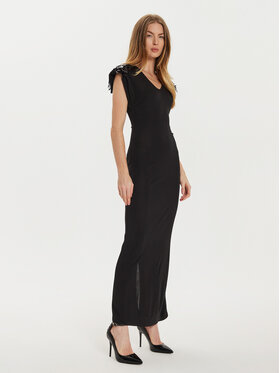 Bruuns Bazaar Bruuns Bazaar Koktel haljina Dorit BBW4213 Crna Slim Fit