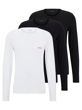Hugo Hugo Komplet 3 longsleeve 50492631 Czarny Regular Fit