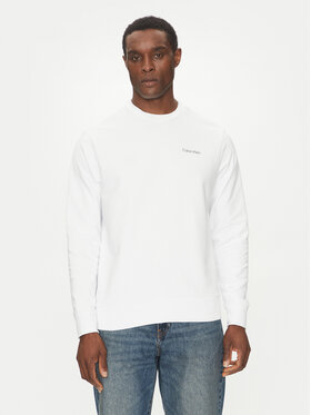 Calvin Klein Calvin Klein Bluză Linear Box Logo K10K114259 Alb Regular Fit