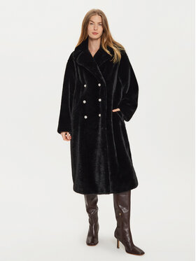 MAX&Co. MAX&Co. Futro 2428456012200 Czarny Regular Fit