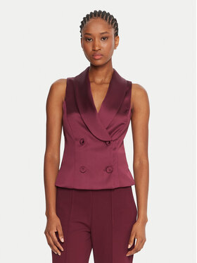 Rinascimento Rinascimento Vesta k obleku CFC0124958003 Bordová Slim Fit