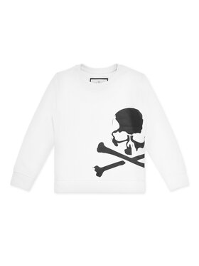 PHILIPP PLEIN PHILIPP PLEIN Mikina 19659 Biela Regular Fit