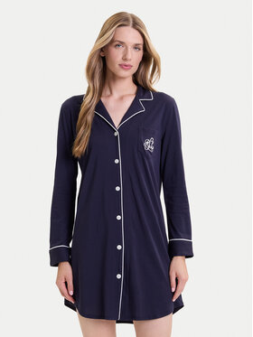 LAUREN RALPH LAUREN Lauren Ralph Lauren Noční košile I811950 Tmavomodrá Regular Fit