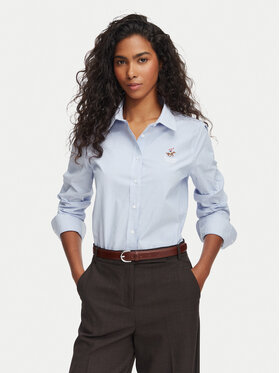 Beverly Hills Polo Club Beverly Hills Polo Club Cămașă P-SS26W-SH000536 Albastru Regular Fit