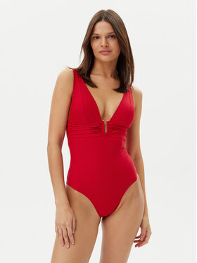 Hunkemöller Hunkemöller Strój kąpielowy Shaping Luna 301359 Czerwony
