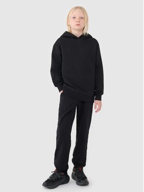 4F 4F Teplákové nohavice 4FJWMM00TTROM1188-20S Čierna Oversize