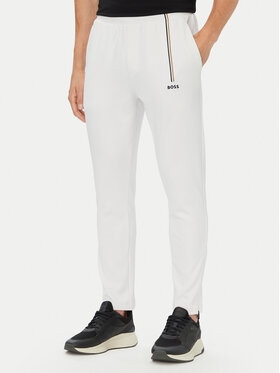 BOSS BOSS Pantaloni trening TOC Game 50563330 Alb Regular Fit