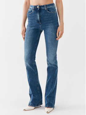 Elisabetta Franchi Elisabetta Franchi Jean PJ-26I-36E2-V350 Bleu Flare Fit