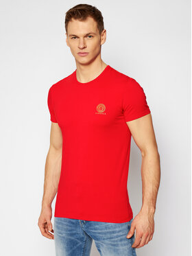 Versace Versace Тишърт Mc Girocollo Intimo Uomo AUU01005 Червен Slim Fit