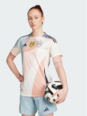 adidas adidas Koszulka techniczna Spain 25 (Women's Team) Away Authentic Jersey Biały Regular Fit