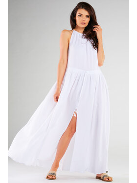 Infinite You Infinite You Sukienka letnia M263 Biały Basic Fit