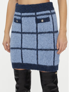 Guess Guess Puzdrová sukňa W3BD0O Z3BP0 Modrá Slim Fit