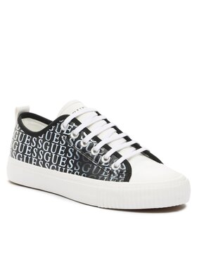 Guess Guess Trampki New Winners Low FM6NWL FAL12 Czarny