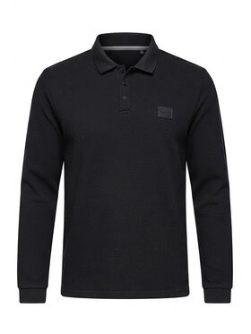 Ombre Ombre Polokošile L179 Černá Regular Fit
