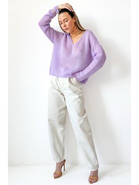 lemoniade lemoniade Sweter LS521Z Lilac Fioletowy Oversize