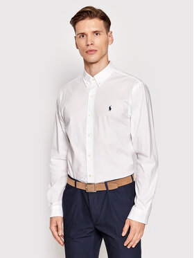 Polo Ralph Lauren Polo Ralph Lauren Риза 710832480002 Бял Slim Fit