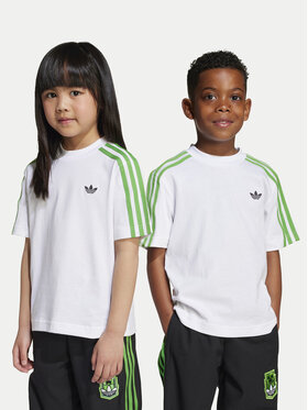 adidas adidas Tričko Minecraft JW5329 Biela Loose Fit