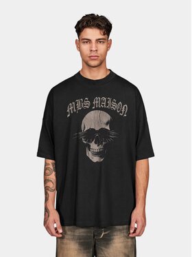 MADE BY SOCIETY MADE BY SOCIETY T-Shirt Feral OMEN - T17966 Czarny Basic Fit