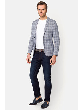 Lancerto Lancerto Jeansy Inwood Granatowy Slim Fit