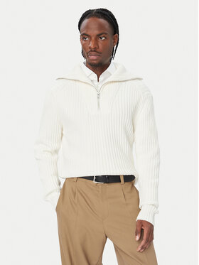 HUGO HUGO Svetr 50570250 Krémová Regular Fit