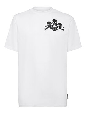 PHILIPP PLEIN PHILIPP PLEIN T-Shirt 209 Biały Regular Fit