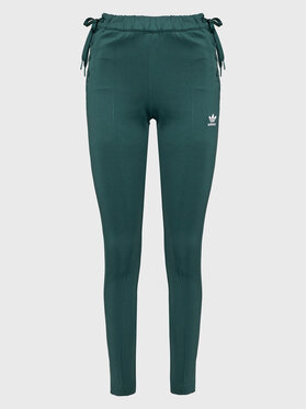 adidas adidas Pantaloni da tuta Always Original Laced HK5083 Verde Slim Fit