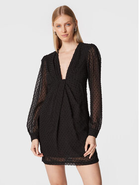 MICHAEL Michael Kors MICHAEL Michael Kors Коктейльна сукня MF2818M6ML Чорний Regular Fit