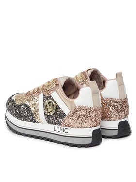 Liu Jo Tenisice Maxi Wonder Glitter 4F3301 TX007 S Zlatna