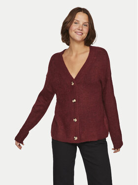 Vila Vila Kardigāns 14101549 Sarkans Regular Fit