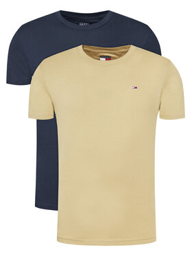 Tommy Jeans Tommy Jeans Set di 2 T-shirt DM0DM20687 Multicolore Slim Fit