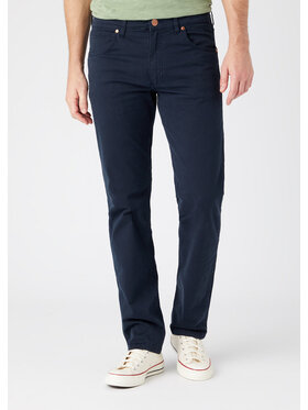 Wrangler Wrangler Spodnie materiałowe GREENSBORO Niebieski Straight Fit