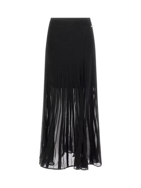 GUESS BY MARCIANO GUESS BY MARCIANO Spódnica plisowana gonna donna Czarny Slim Fit